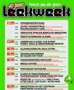 Agenda feestweek leek
