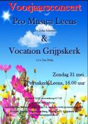 Affiche voorjaarsconcert  31 mei 2015