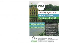 Flyer minisymposium zorg en welzijn, praktijk en politiek 001
