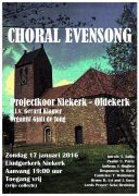 U bent van harte welkom op zondagavond 17 januari a.s. in de Liudgerkerk, Zandumerweg 1 te Niekerk. Aanvang 19:00 uur, toegang vrij.