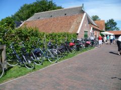 Foto fietsers museum