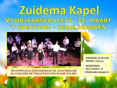 Voorjaarsconcert 2019 sebaldeburen 31 maart