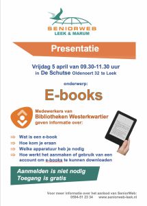 2019-04-05 poster presentatie seniorweb in leek