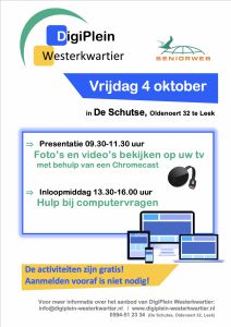 2019-10-04 presentatie en inloopmiddag in leek