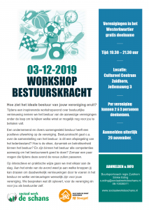 Workshop bestuurskracht