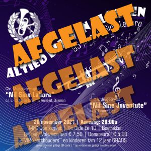 Poster 1 afgelast