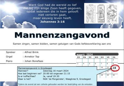 Mannenzang grootegast