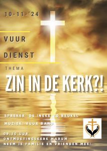 Vuur dienst 10-11-24 flyer