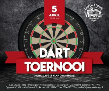 Poster de klap darttoernooi april 2025 (1)