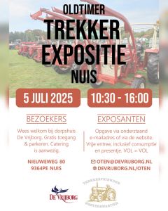Oldtimer trekker expositie nuis