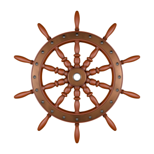 Schip stuur roer
