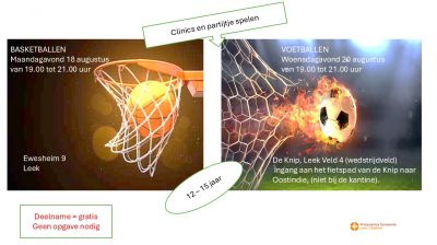 Basketbal en voetbal