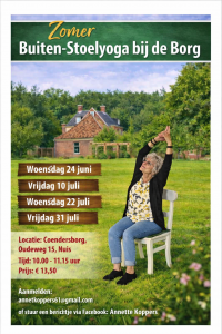 Buiten stoel yoga borg