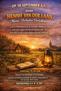 Flyer met streektaal