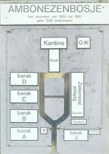 Infomatiebord van ambonezenbosje
