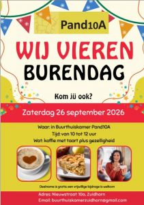 Burendag in pand10a op 26 september 2026