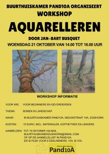 Workshop aquarelleren 21 oktober 2026