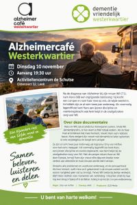 Alzheimercafe 10 november
