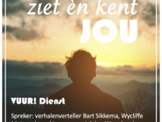 Vuurdienst met spreker Bart Sikkema van Wycliffe